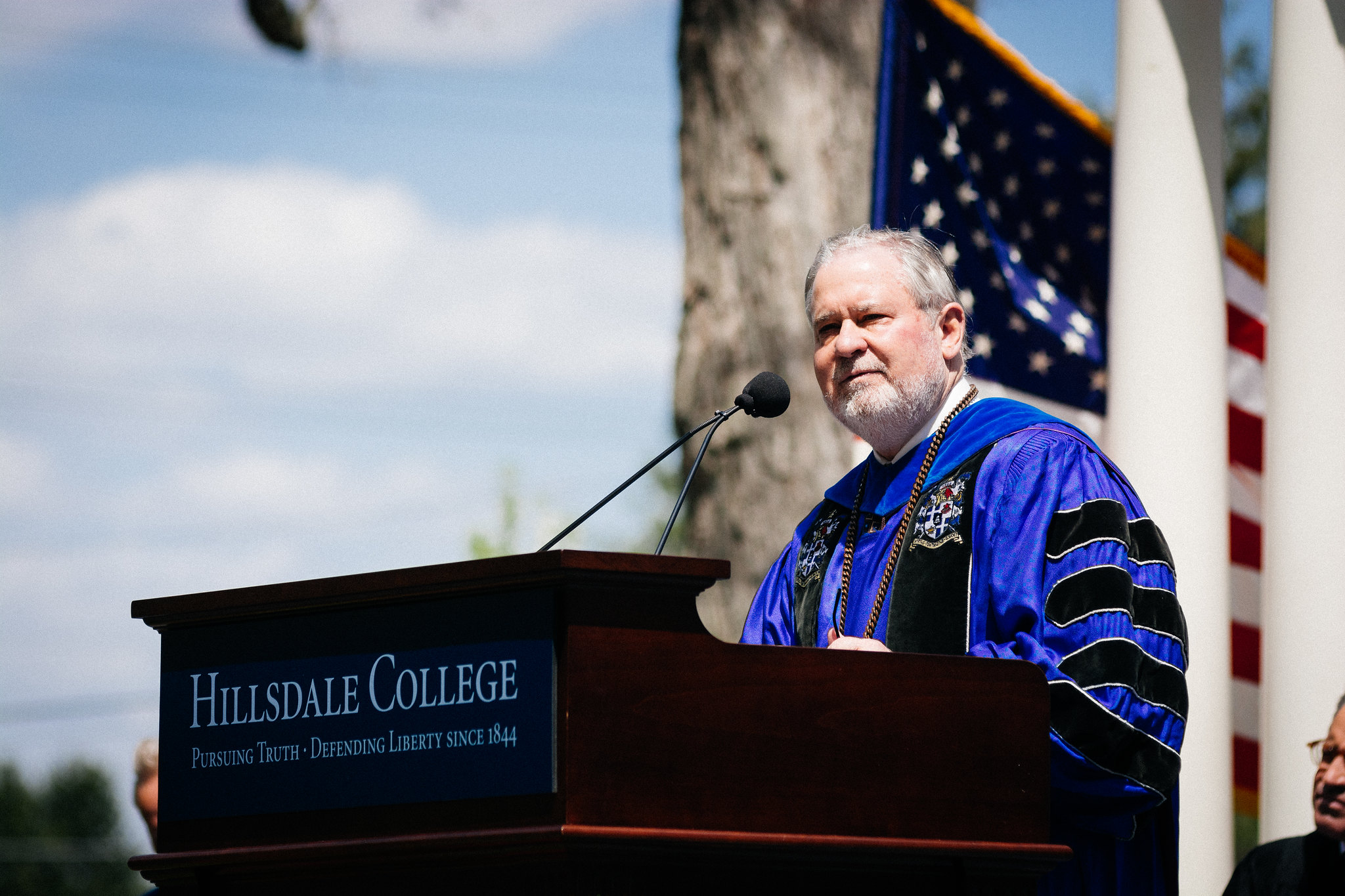 Larry P. Arnn, president of Hillsdale College